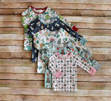 Load image into Gallery viewer, Dino Santa Organic Lounge Set MTO