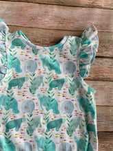 Load image into Gallery viewer, Happy Manatee Organic Cotton Ruffle Bubble Romper - Make to Order