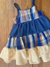 Load image into Gallery viewer, Tiered Ruffle Memory Dress Keepsake Baby Girl: Choose Colors