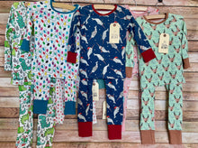 Load image into Gallery viewer, It's a Narwhal Christmas Organic PJ (Pajama) Set