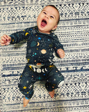 Load image into Gallery viewer, Solstice Solar Space and Constellations Organic Cotton Two-Piece Pajama Set for Kids
