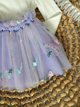 Load image into Gallery viewer, Boho Purple Mushroom Tutu Skirt Girls