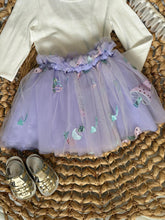 Load image into Gallery viewer, Boho Purple Mushroom Tutu Skirt Girls