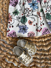 Load image into Gallery viewer, Abstract Floral Organic Cotton Adeline Twirl Dress for Girls