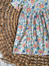 Load image into Gallery viewer, Daisy Cotton Knit Ballet Twirl Dress for Girls - Handmade and Playful