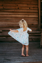 Load image into Gallery viewer, Boho Crystal Magic Organic Cotton Twirl Dress for Girls