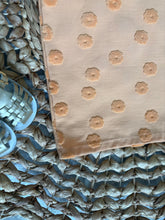 Load image into Gallery viewer, Flower Jacquard Slub Organic Cotton T-Shift Dress for Girls