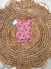 Load image into Gallery viewer, Minnie Mouse Pink Cotton Knit Flutter Bubble Romper for Baby 12-18 months