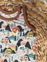 Load image into Gallery viewer, Camping Organic Cotton Tank Top - Gender Neutral Summer Sleeveless Shirt