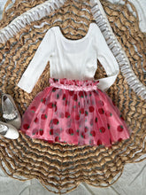 Load image into Gallery viewer, Strawberry Boho Tulle Girls Tutu Skirt