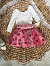 Load image into Gallery viewer, Strawberry Boho Tulle Girls Tutu Skirt