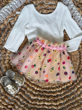 Load image into Gallery viewer, Boho Flower Girl Tulle Tutu Skirt