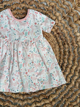 Load image into Gallery viewer, Unicorn Organic Cotton Twirl Dress for Girls