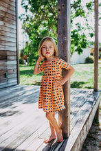 Load image into Gallery viewer, Sunny Cotton Knit Twirl Dress for Girls - Handmade, Ballet-Style