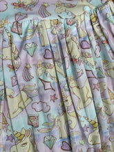 Load image into Gallery viewer, Pastel Magical Unicorns Twirl Bamboo Adeline Dress - Reversible