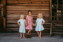 Load image into Gallery viewer, Boho Crystal Magic Organic Cotton Twirl Dress for Girls