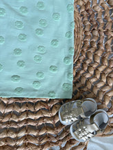 Load image into Gallery viewer, Flower Jacquard Slub Organic Cotton T-Shift Dress for Girls