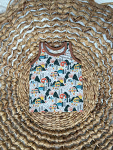 Load image into Gallery viewer, Camping Organic Cotton Tank Top - Gender Neutral Summer Sleeveless Shirt