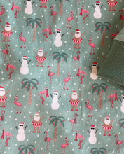 Load image into Gallery viewer, Christmas Beach Santa Organic Cotton 2-Piece Pajama Set