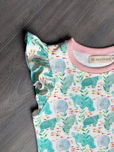 Load image into Gallery viewer, Happy Manatee Organic Cotton Ruffle Flutter Tank - Make to Order
