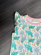Load image into Gallery viewer, Happy Manatee Organic Cotton Ruffle Flutter Tank - Make to Order
