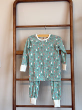Load image into Gallery viewer, Christmas Beach Santa Organic Cotton 2-Piece Pajama Set
