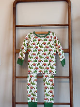 Load image into Gallery viewer, Christmas Pajamas Organic Cotton Trucks &amp; Trees
