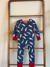 Load image into Gallery viewer, It's a Narwhal Christmas Organic Cotton 2-piece Pajama Set
