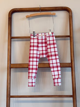Load image into Gallery viewer, Christmas Organic Cotton Two-Piece Pajama Set - Red Plaid
