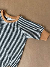 Load image into Gallery viewer, Sweater Romper in Grey Stripe
