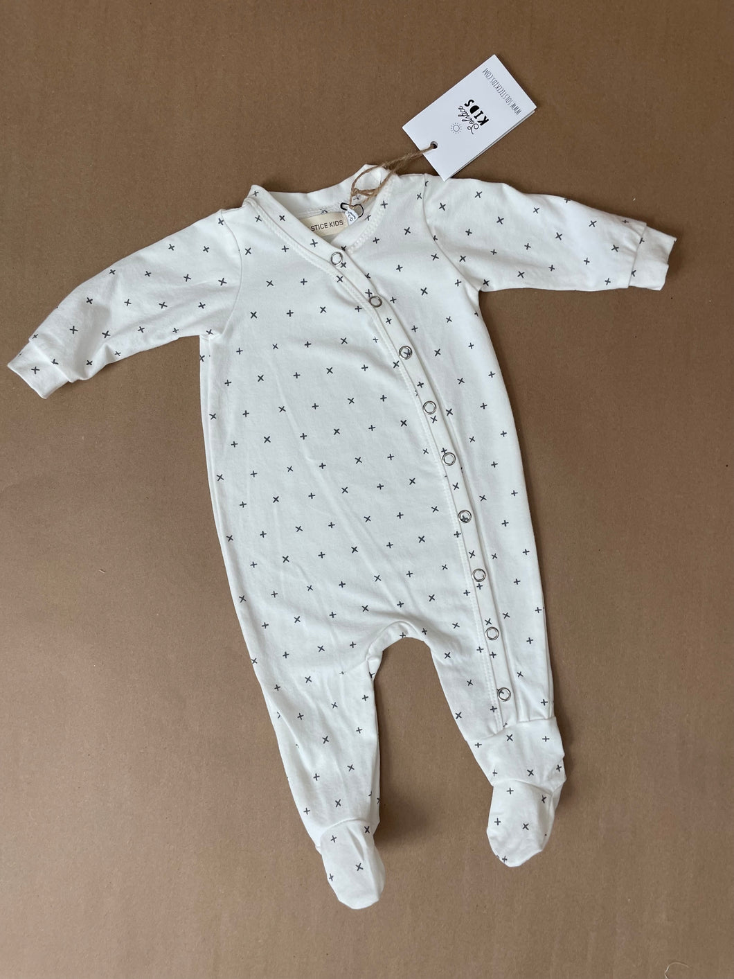 Neutral Infant Snap Footie