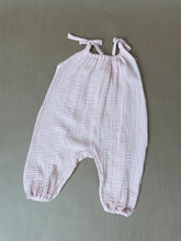 Load image into Gallery viewer, Soft Pink Muslin Josephine Romper
