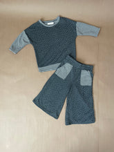 Load image into Gallery viewer, Grey Polka Dot and Stripe Lucy Set
