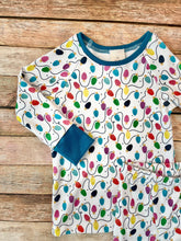 Load image into Gallery viewer, Brightest Lights Organic Christmas PJ Set set 2T, 2 years
