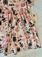 Load image into Gallery viewer, Book of Spells Halloween Adeline Twirl Dress
