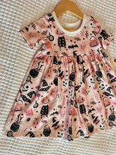 Load image into Gallery viewer, Book of Spells Halloween Adeline Twirl Dress
