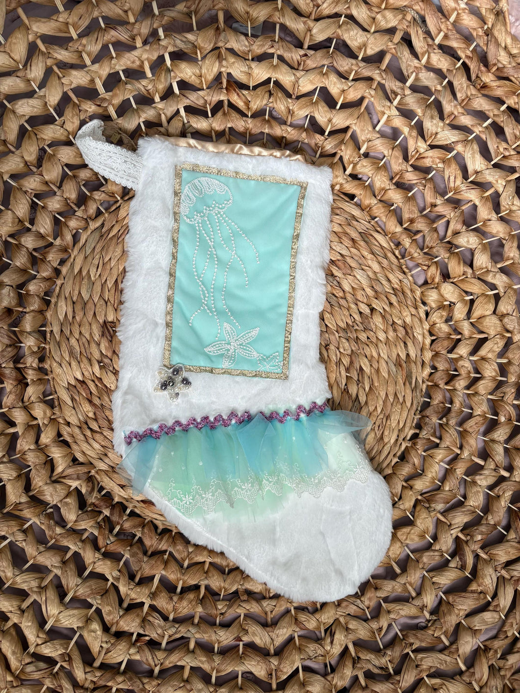 Jellyfish Christmas Stocking