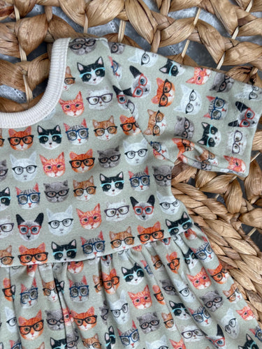 Smarty Cat Organic Cotton Adeline Twirl Dress