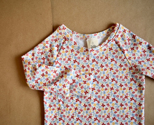 Fall Floral French Terry Lounge Set